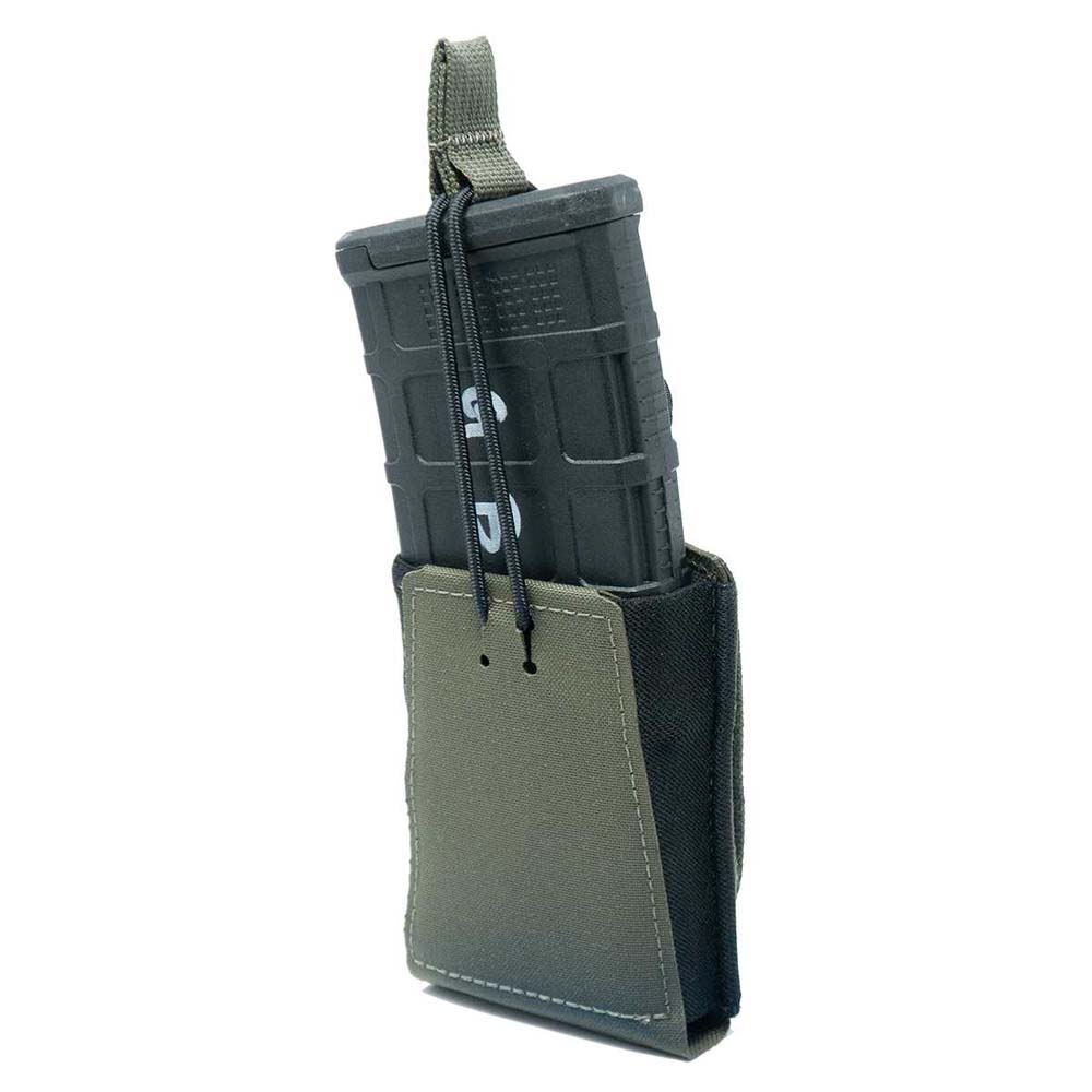 GBRS | SINGLE RIFLE MAGAZINE POUCH | BUNGEE RETENTION | RANGER GREEN i gruppen MAGASINHLLARE hos Equipt AB (GEAR-SRMP-BR-RG)